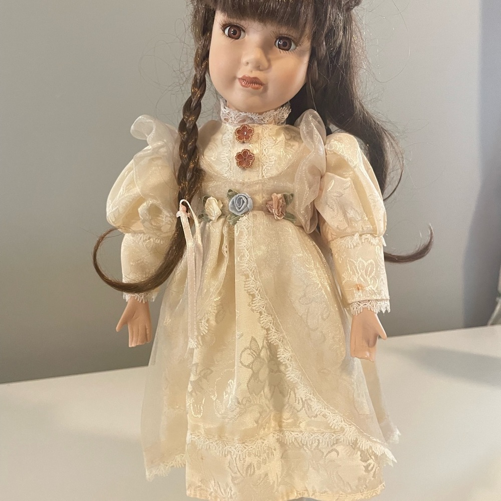 Porcelain doll.